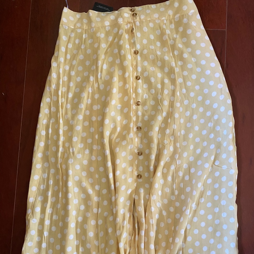 faithfull the brand yellow skirt